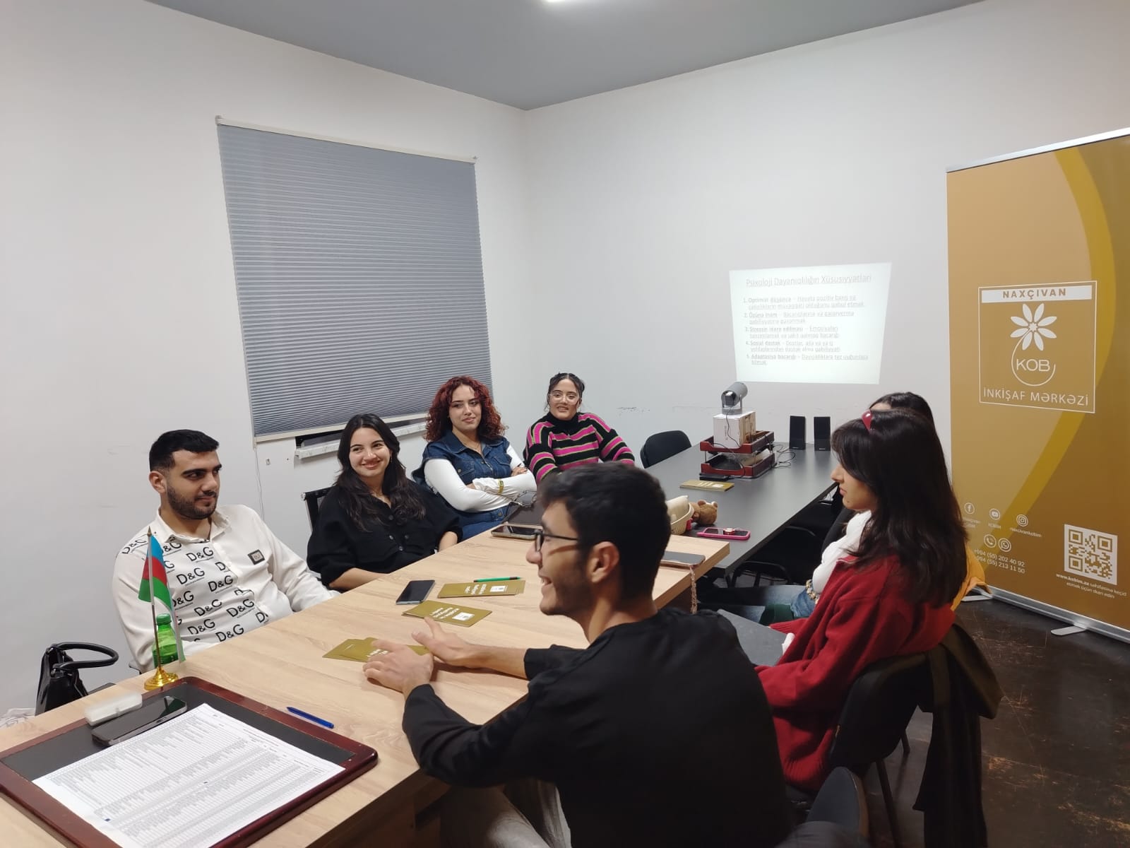 Naxçıvan KOB İnkişaf Mərkəzi (KOBİM) tərəfindən "Psixoloji dayanıqlılıq" mövzusunda maarifləndirici təlim keçirilib